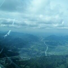 Flugwegposition um 13:49:58: Aufgenommen in der Nähe von Gemeinde Scheffau am Wilden Kaiser, Österreich in 2591 Meter